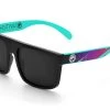 Regulator Sunglasses: Aqua Splash Customs 2 Regulator Sunglasses: Aqua Splash Customs -Heat Wave Visual Aqua Splash Black Angle