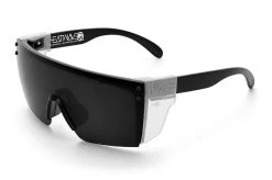 Lazer Face Sunglasses: Black Z87 -Heat Wave Visual Black Black Angle Clear