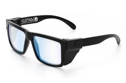 VISE Z87 Sunglasses Black Frame: Blue Light Blocking Lens 9 VISE Z87 Sunglasses Black Frame: Blue Light Blocking Lens -Heat Wave Visual Black Clear Blue Light Angle Black