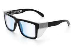 VISE Z87 Sunglasses Black Frame: Blue Light Blocking Lens 11 VISE Z87 Sunglasses Black Frame: Blue Light Blocking Lens -Heat Wave Visual Black Clear Blue Light Angle Clear