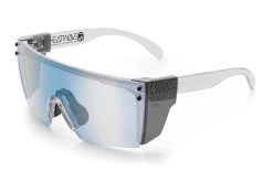 Lazer Face Glasses: CLEAR BLUE LIGHT BLOCKING LENS Z87 -Heat Wave Visual Blue Light Blockers Smoke