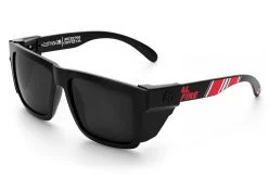 XL VISE Z87 Sunglasses: Cal Fire / Muertos Customs -Heat Wave Visual CalFire Black Angle Black