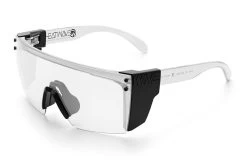 Lazer Face Glasses: CLEAR Z87 -Heat Wave Visual Clear Clear Angle Black