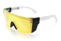 Lazer Face Glasses: HI-VIS YELLOW Z87 15 Lazer Face Glasses: HI-VIS YELLOW Z87 -Heat Wave Visual Clear Hi Vis Yellow Angle Black