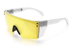Lazer Face Glasses: HI-VIS YELLOW Z87 17 Lazer Face Glasses: HI-VIS YELLOW Z87 -Heat Wave Visual Clear Hi Vis Yellow Angle Clear