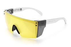 Lazer Face Glasses: HI-VIS YELLOW Z87 16 Lazer Face Glasses: HI-VIS YELLOW Z87 -Heat Wave Visual Clear Hi Vis Yellow Angle Smoke
