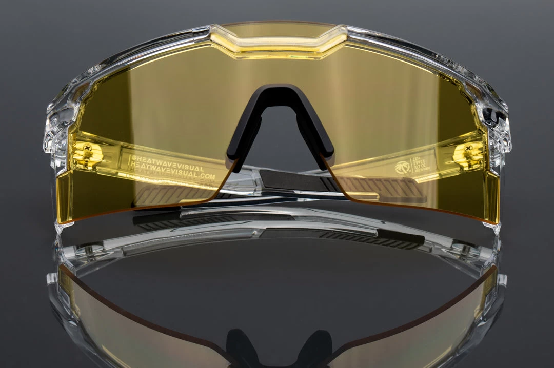 Future Tech Sunglasses: Vapor Clear Frame Hi-Vis Yellow Lens Z87+ 4 Future Tech Sunglasses: Vapor Clear Frame Hi-Vis Yellow Lens Z87+ - Image 2