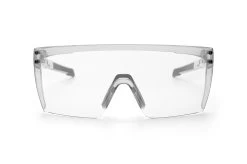 Performance Lazer Face Sunglasses: Anti Fog Clear Lens Z87+ -Heat Wave Visual LazerFace Perf Clear Clear Front