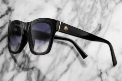 Marylin Sunglasses: BLACK -Heat Wave Visual Marylin Purple Rain