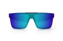 Performance Quatro Sunglasses: Galaxy Z87+ -Heat Wave Visual Quatro Perf Black Matte Galaxy Front