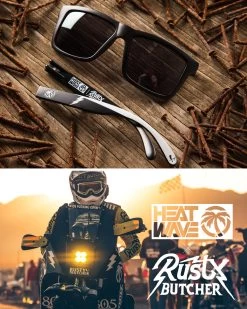 VISE Sunglasses: Rusty Butcher Customs 14 VISE Sunglasses: Rusty Butcher Customs -Heat Wave Visual RBredux