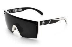 Lazer Face Sunglasses: White Frame Rusty Butcher Customs
