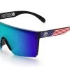 Lazer Face Sunglasses: Stars & Stripes USA Z87 -Heat Wave Visual Stars Stripes USA Black Angle2