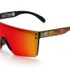 Lazer Face Sunglasses: Tiger Fire Customs -Heat Wave Visual Tiger Fire Sunblast Angle