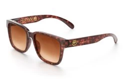 Apollo Sunglasses: TORTOISE -Heat Wave Visual Tortoise Brown Lurk Angle