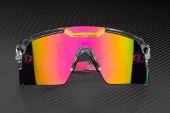 Future Tech Sunglasses: Vapor Clear Frame Spectrum Lens Z87+ -Heat Wave Visual VAPOR SPECTRUM 1