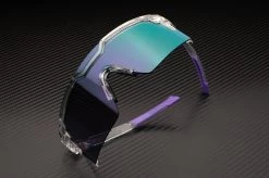 Future Tech Sunglasses: Vapor Clear Frame Ultra Violet Lens Z87+ -Heat Wave Visual VAPOR ULTRA V