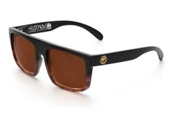 Regulator Sunglasses: Whiskey Faders -Heat Wave Visual Whiskey Fader Brown Angle