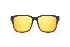 Apollo Sunglasses: WHISKEY FADER -Heat Wave Visual Whiskey Fader Gold Rush Front
