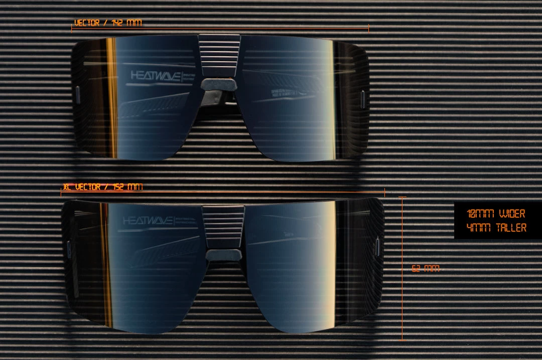 XL Vector Sunglasses: Black Z87+ 8 XL Vector Sunglasses: Black Z87+ - Image 6