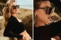 Clarity Sunglasses: BLACK 20 Clarity Sunglasses: BLACK -Heat Wave Visual clarity black jayna