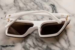 Clarity Sunglasses: White 18 Clarity Sunglasses: White -Heat Wave Visual clarity white detail 2