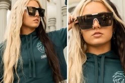 Clarity Sunglasses: White 13 Clarity Sunglasses: White -Heat Wave Visual clarity white girl2