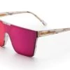 Clarity Sunglasses: Marble 2 Clarity Sunglasses: Marble -Heat Wave Visual clarity marble render FUSHIA