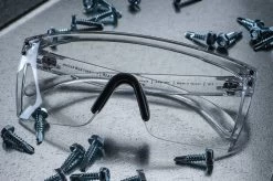 Lazer Face Glasses: CLEAR Z87 -Heat Wave Visual clears2