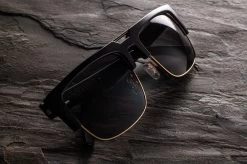 Interceptor 2.0 Sunglasses: BLACK/GOLD -Heat Wave Visual goldv2 3