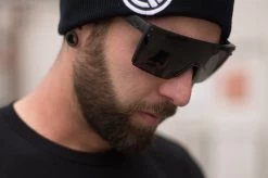 Lazer Face Sunglasses: Black Z87 -Heat Wave Visual lazer blk