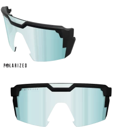 Custom Future Tech -Heat Wave Visual lens polarized arctic chome
