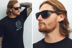 Performance Vise Sunglasses: Black Z87+ -Heat Wave Visual vise lifestyle black