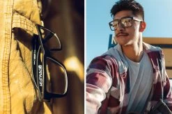 VISE Z87 Sunglasses Black Frame: Clear Lens -Heat Wave Visual z87vise